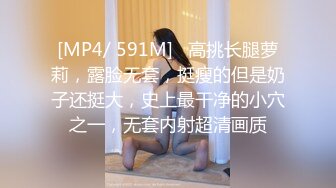 [MP4/ 591M]   高挑长腿萝莉，露脸无套，挺瘦的但是奶子还挺大，史上最干净的小穴之一，无套内射超清画质