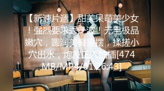 【新速片遞】甜美呆萌美少女！强烈要求秀一波！无毛极品嫩穴，圆润美臀摇摆，揉搓小穴出水，炮友正入抽插[474MB/MP4/01:26:43]