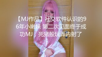 【MJ作品】社交软件认识的96年小嫩妹 第二次见面终于成功MJ，死猪般玩弄内射了