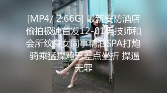 [MP4/ 2.66G] 最新安防酒店偷拍极速首发12-01男技师和会所纹身女同事精油SPA打炮 骑乘猛操鸡巴差点坐折 操逼无罪