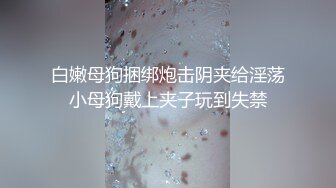 白嫩母狗捆绑炮击阴夹给淫荡小母狗戴上夹子玩到失禁