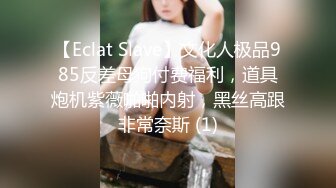 【Eclat Slave】文化人极品985反差母狗付费福利，道具炮机紫薇啪啪内射，黑丝高跟非常奈斯 (1)