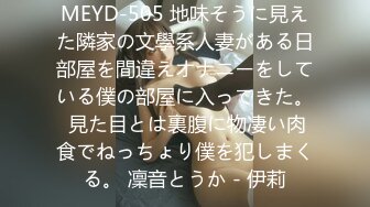 MEYD-505 地味そうに見えた隣家の文學系人妻がある日部屋を間違えオナニーをしている僕の部屋に入ってきた。 見た目とは裏腹に物凄い肉食でねっちょり僕を犯しまくる。 凜音とうか - 伊莉