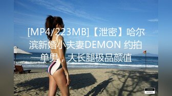 [MP4/223MB]【泄密】哈尔滨新婚小夫妻DEMON 约拍单男，大长腿极品颜值