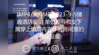 [MP4/900MB]2023-9-5情趣酒店偷拍 单位领导和女下属穿上情趣内衣体验房间里的各种设备