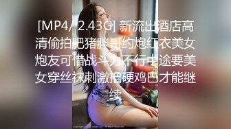 [MP4/ 2.43G] 新流出酒店高清偷拍肥猪胖哥约炮红衣美女炮友可惜战斗力不行中途要美女穿丝袜刺激撸硬鸡巴才能继续