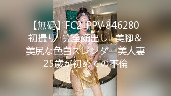 【無碼】FC2-PPV 846280 初撮り♥完全顔出し♥美腳＆美尻な色白スレンダー美人妻25歳が初めての不倫